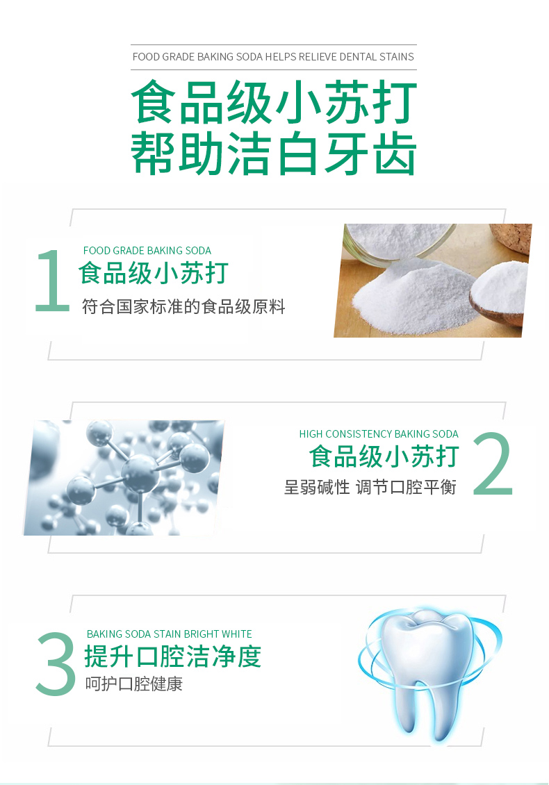 草珊瑚小苏打芦荟倍护牙膏白去黄牙垢去口臭亮白口气清新家庭实惠装
