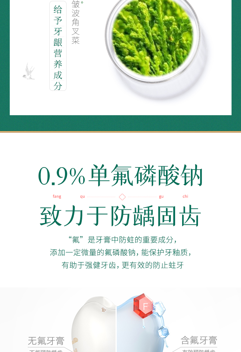 草珊瑚小苏打HP抗门螺物华天宝国风牙膏