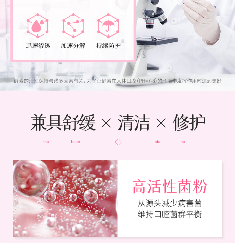 草珊瑚益生菌酵素白牙膏人杰地灵国风款牙膏定制